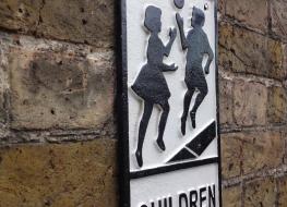 Children sign